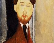 阿米地奥 莫迪里阿尼 : Portrait of Leopold Zborowski